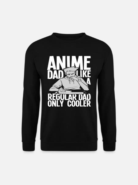 Anime Papa Father Gift - Unisex Sweatshirt - black