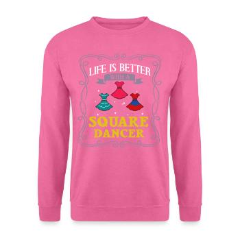 Square Dance Musik Caller Volkstanz Tänzer Usa - Unisex Pullover - Pink - Vorne