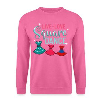 Square Dance Musik Caller Volkstanz Tänzer Usa - Unisex Pullover - Pink - Vorne