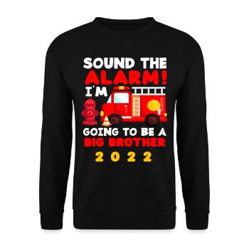 Pompiers Frère Progéniture 2022 - Sweat-shirt Unisexe - noir - Devant - Alina (178cm) & Michal (187cm)