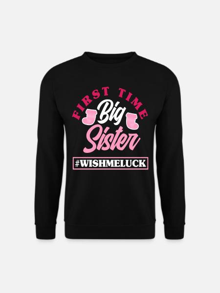 Girls Sister Siblings - Unisex Sweatshirt - black