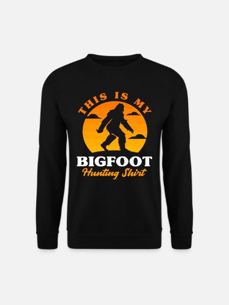 Bigfoot Hunter Shirt - Unisex Sweatshirt - black