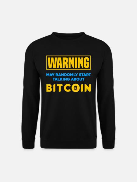 Bitcoin Trader Cryptos Gift - Unisex Sweatshirt - black
