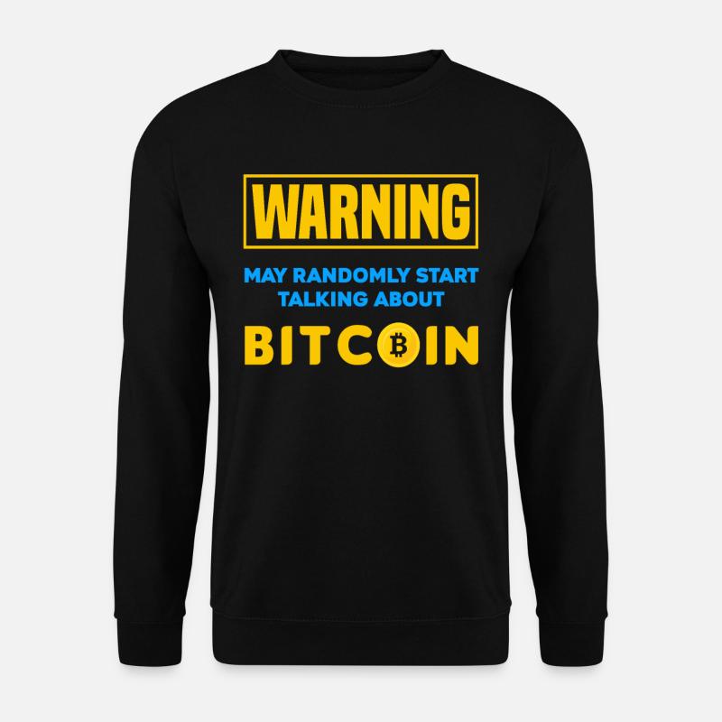 Bitcoin Trader Cryptos Gift - Unisex Sweatshirt - black
