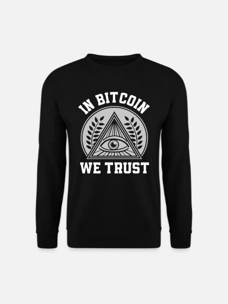 Bitcoin Cryptocurrency Gift CryptoTrader - Unisex Sweatshirt - black