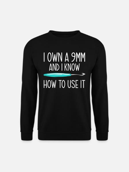 Crochet - Unisex Sweatshirt - black