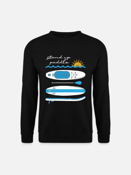 Stand Up Paddling - Unisex Pullover - Schwarz