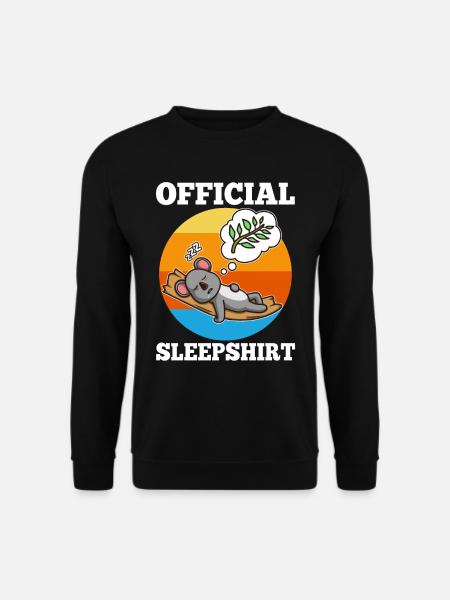 Chemise de couchage officielle Koala - Sweat-shirt Unisexe - noir