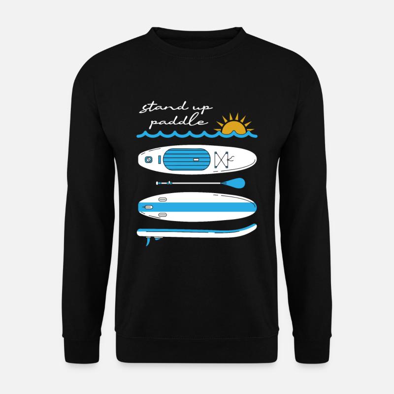 Stand Up Paddling - Unisex Sweatshirt - black