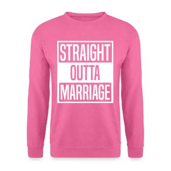 Lustiges Scheidung Scheidungsparty - Unisex Pullover - Pink - Vorne