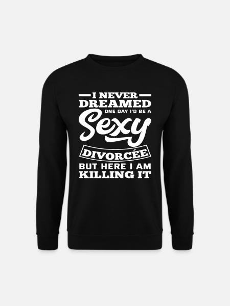 Funny divorce decree - Unisex Sweatshirt - black