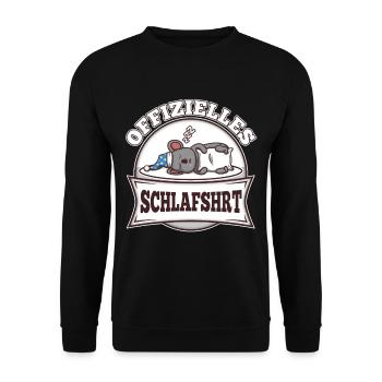 Offizielles schlafshirt Koala - Unisex Pullover - Schwarz - Vorne - Alina (178cm) & Michal (187cm)