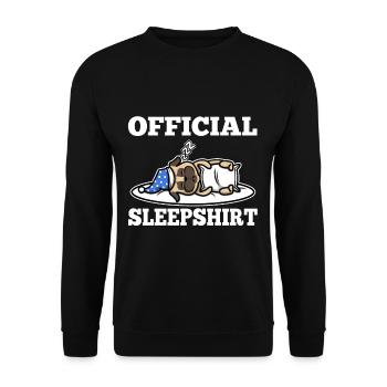 Solin chemise-lit officiel - Sweat-shirt Unisexe - noir - Devant - Alina (178cm) & Michal (187cm)