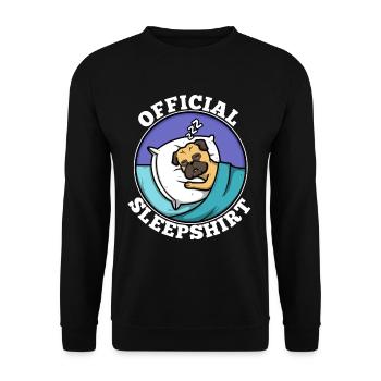 Solin chemise-lit officiel - Sweat-shirt Unisexe - noir - Devant - Alina (178cm) & Michal (187cm)