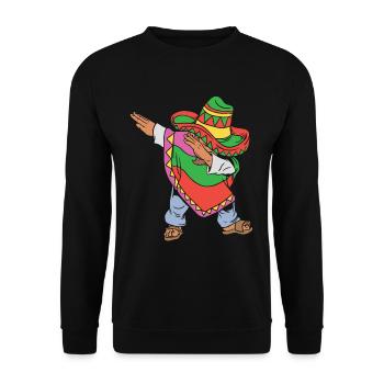 Dabbing Mexican Cinco De Mayo Dabbing Mexicans - Unisex Sweatshirt - black - Front - Alina (178cm) & Michal (187cm)