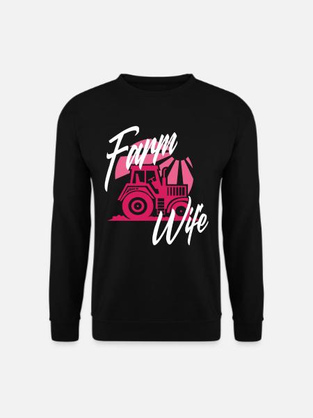 Farmer Farmer Farmer Wife - Unisex Sweatshirt - black