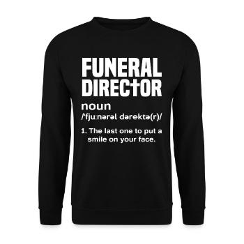 Croque-mort - Sweat-shirt Unisexe - noir - Devant - Alina (178cm) & Michal (187cm)
