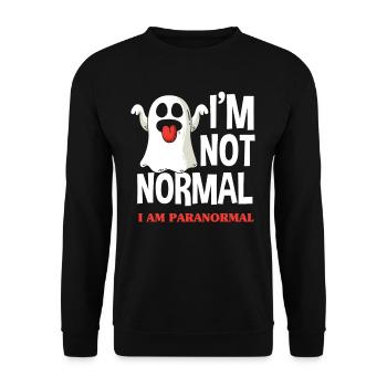 Ghost Paranormal Spell Cadeau Chasseur de Fantômes - Sweat-shirt Unisexe - noir - Devant - Alina (178cm) & Michal (187cm)