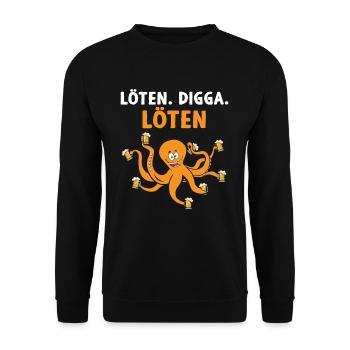 Soudure Digga Soudure Bière Buveur Bière Kraken - Sweat-shirt Unisexe - noir - Devant - Alina (178cm) & Michal (187cm)