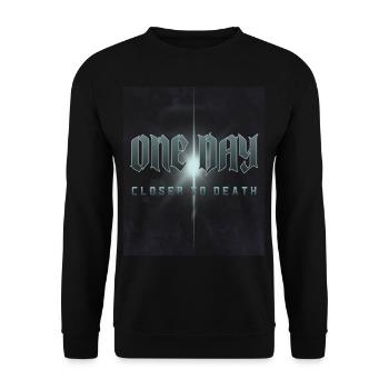 Gothic Lover One Day Closer To Death - Unisex Sweatshirt - black - Front - Alina (178cm) & Michal (187cm)