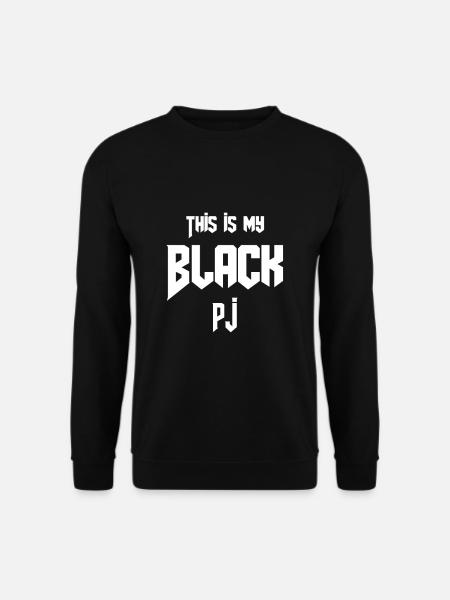 Gothic-Liebhaber Das Ist Mein Schwarzes PJ - Unisex Pullover - Schwarz