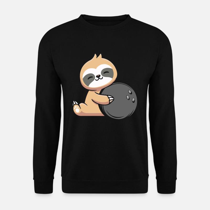 Sloth Bowling - Unisex Sweatshirt - black