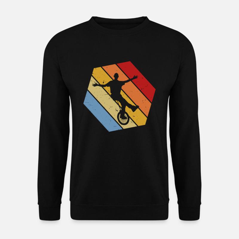 Unicycle Rider Wheel Circus - Unisex Sweatshirt - black