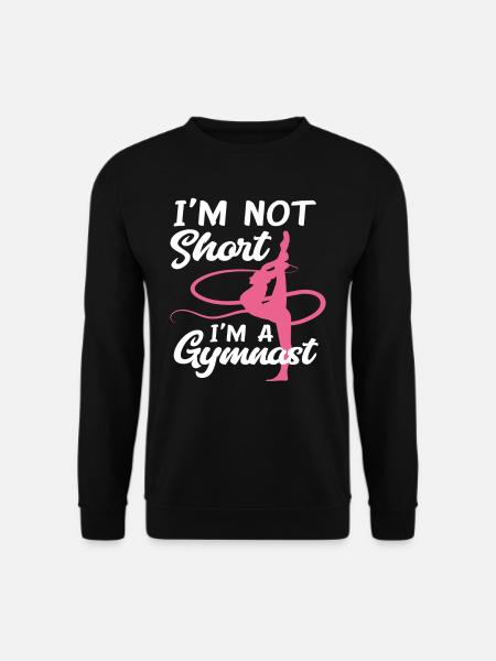 Proud Gymnast Athlete Training Gift - Unisex Sweatshirt - black