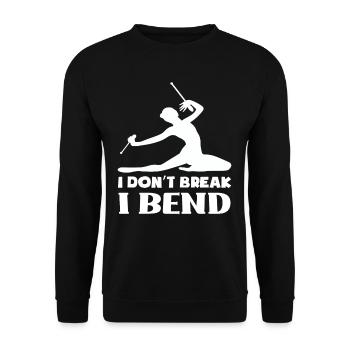 Gymnastique rythmique Gymnastique - Sweat-shirt Unisexe - noir - Devant - Alina (178cm) & Michal (187cm)