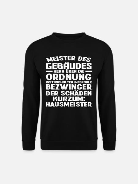 Hausmeister - Unisex Pullover - Schwarz