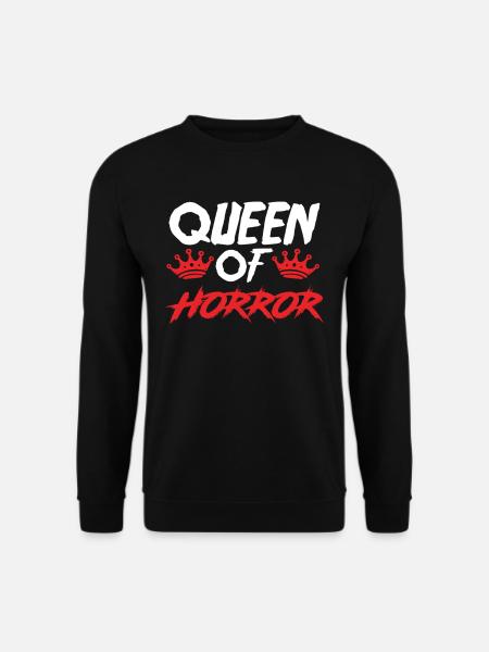 Horror Filme Königin Halloween - Unisex Pullover - Schwarz