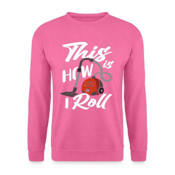 Aspirateur femme de ménage - Sweat-shirt Unisexe - rose - Devant