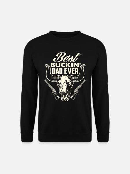 Best Hunting Papa Deer - Unisex Sweatshirt - black