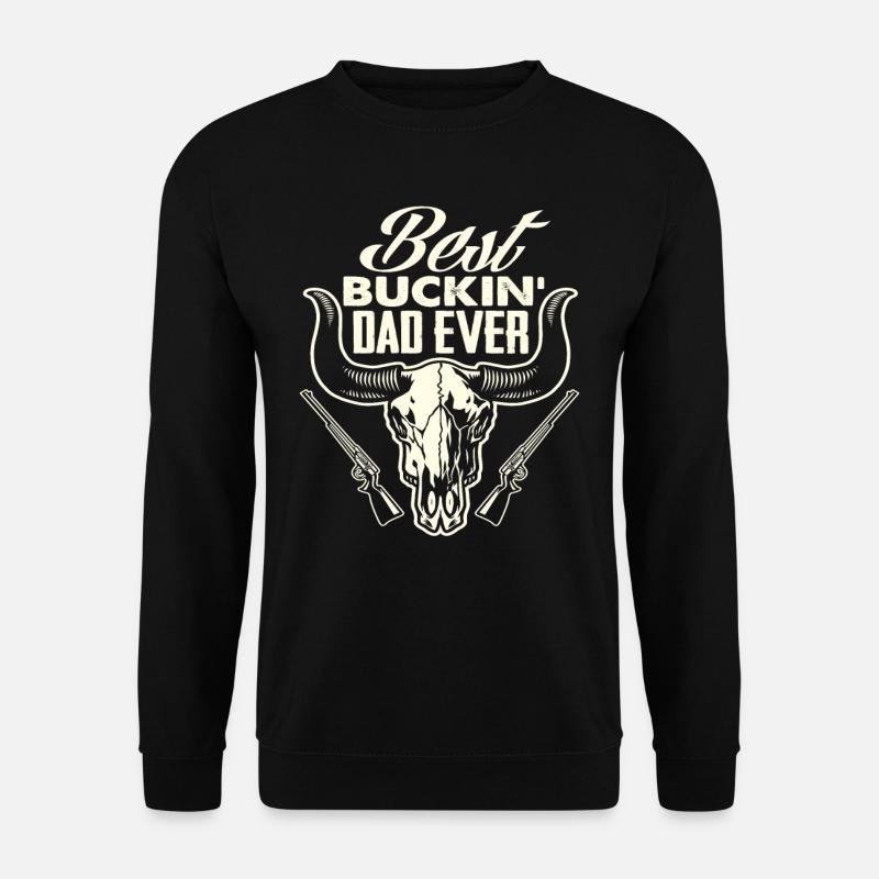 Bester Jagd Papa Hirsch - Unisex Pullover - Schwarz