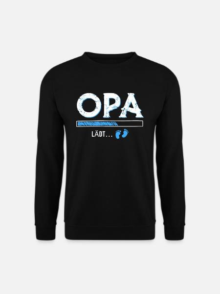 Opa lädt - Unisex Pullover - Schwarz