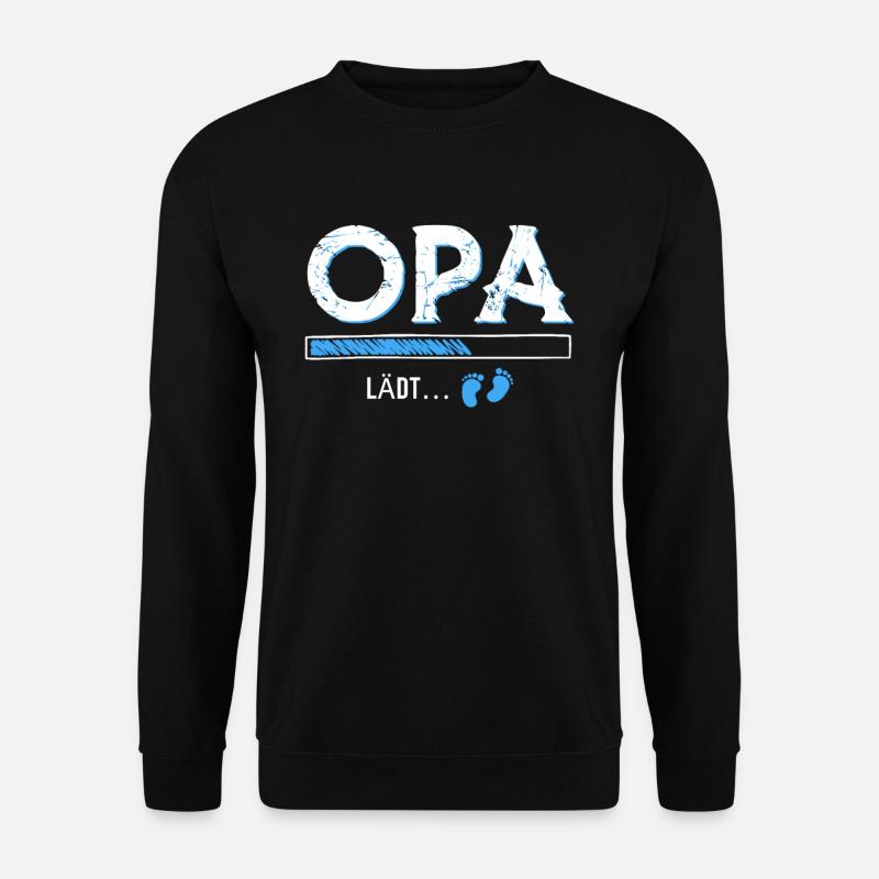 Opa lädt - Unisex Pullover - Schwarz