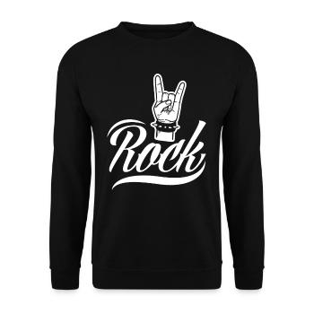 Guitare Rock Musique Rock Musiciens - Sweat-shirt Unisexe - noir - Devant - Alina (178cm) & Michal (187cm)