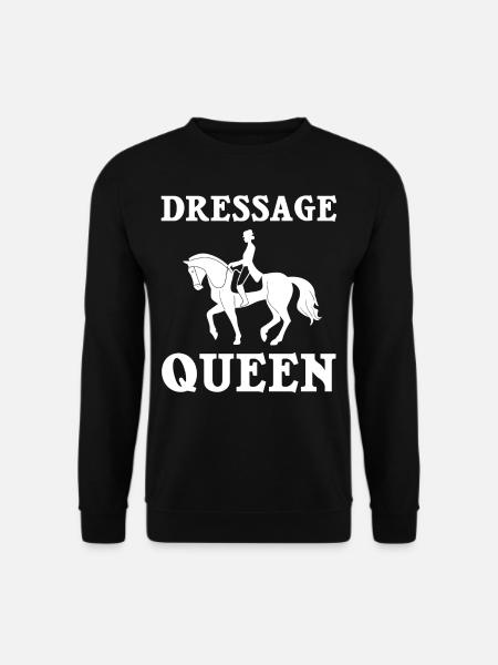 Dressur Reiten Pferd Training Dressurreiten - Unisex Pullover - Schwarz