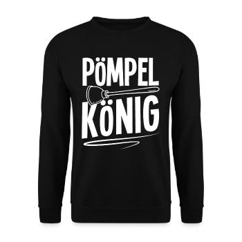 Klempner Pömpel König - Unisex Pullover - Schwarz - Vorne - Alina (178cm) & Michal (187cm)