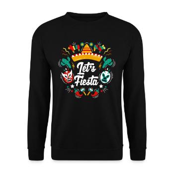 Mexiko Party Cinco De Mayo - Unisex Pullover - Schwarz - Vorne - Alina (178cm) & Michal (187cm)