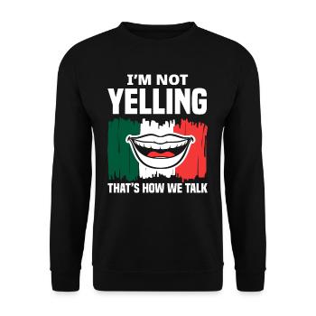 Mexiko Mexikaner Sprache - Unisex Pullover - Schwarz - Vorne - Alina (178cm) & Michal (187cm)