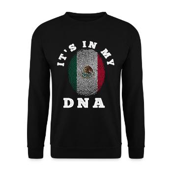 Famille biologique d’origine mexicaine - Sweat-shirt Unisexe - noir - Devant - Alina (178cm) & Michal (187cm)