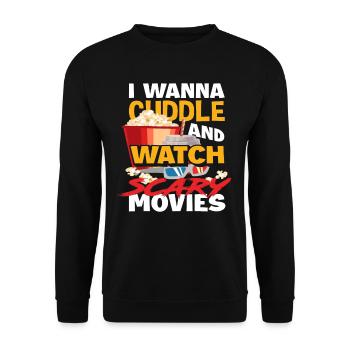 Film d’horreur Films Amateurs Cinéma - Sweat-shirt Unisexe - noir - Devant - Alina (178cm) & Michal (187cm)
