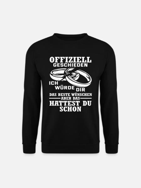 Offiziel Gescheiden Scheidung - Unisex Pullover - Schwarz