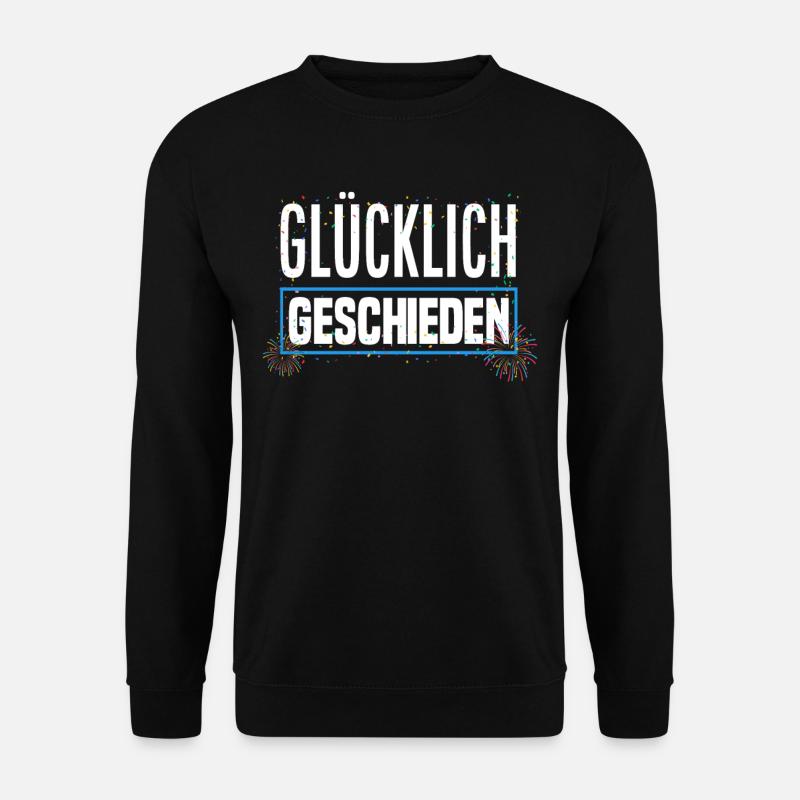 Glücklich Geschieden - Unisex Pullover - Schwarz