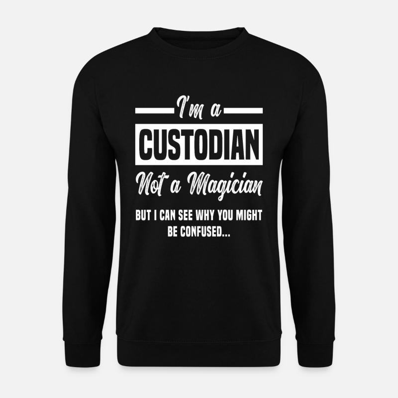 Dicton magicien gardien d’école - Sweat-shirt Unisexe - noir