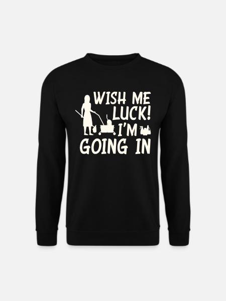 Funny school janitor cleaning - Unisex Sweatshirt - black