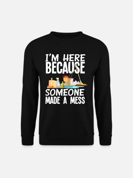 Schulhausmeister Putzen Reinungskraft - Unisex Pullover - Schwarz
