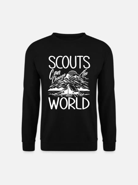 Scout Tent Hobby Saying Gift - Unisex Sweatshirt - black