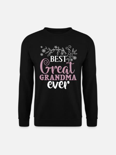 Urgroßmutter Oma Uroma Urgroßeltern Großmutter - Unisex Pullover - Schwarz